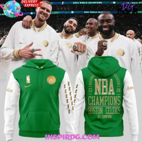 -Boston Celtics 18X NBA Champions Special Green Hoodie