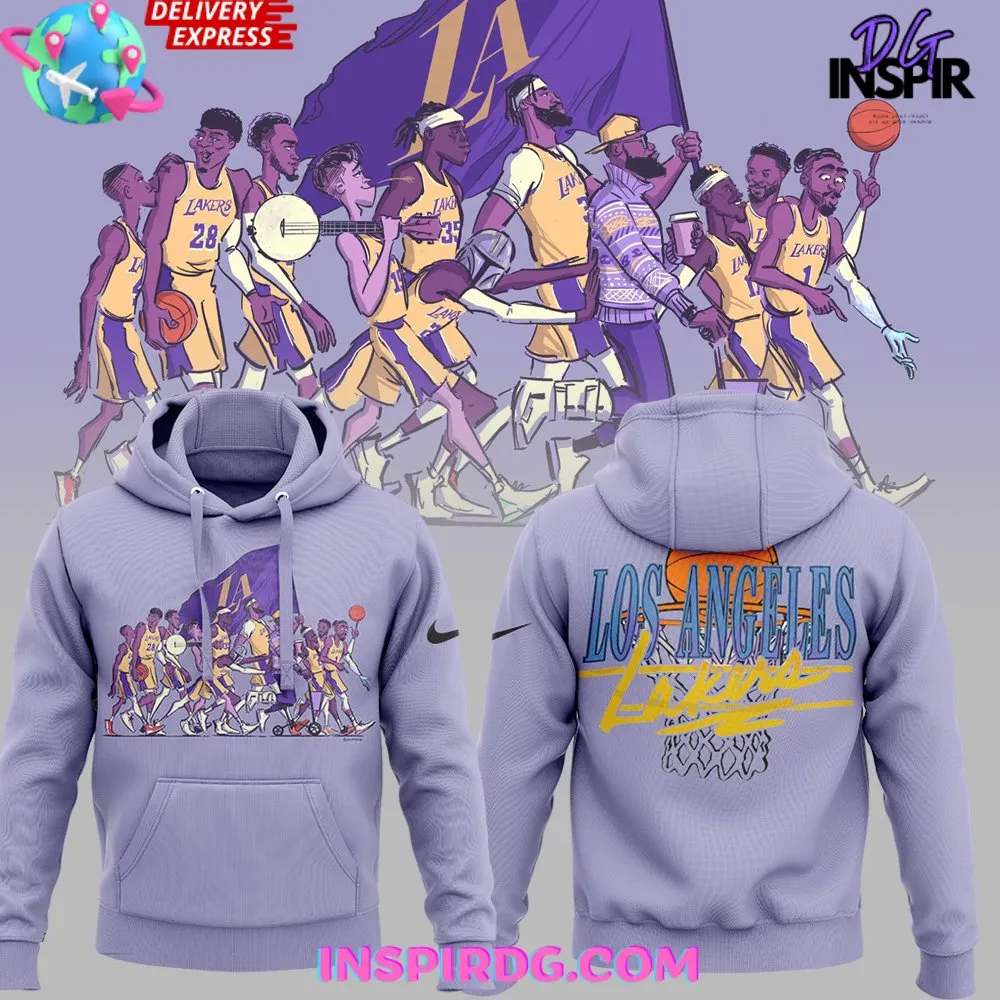 -Los Angeles Lakers Jack Perkins Lockstep 2024 Hoodie