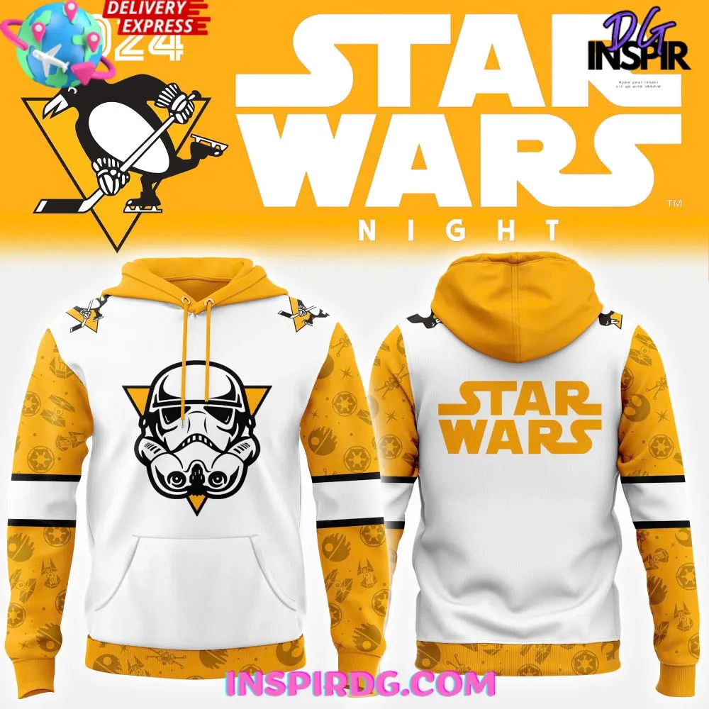 -Pittsburgh Penguins x Star Wars Night 2024 Hoodie