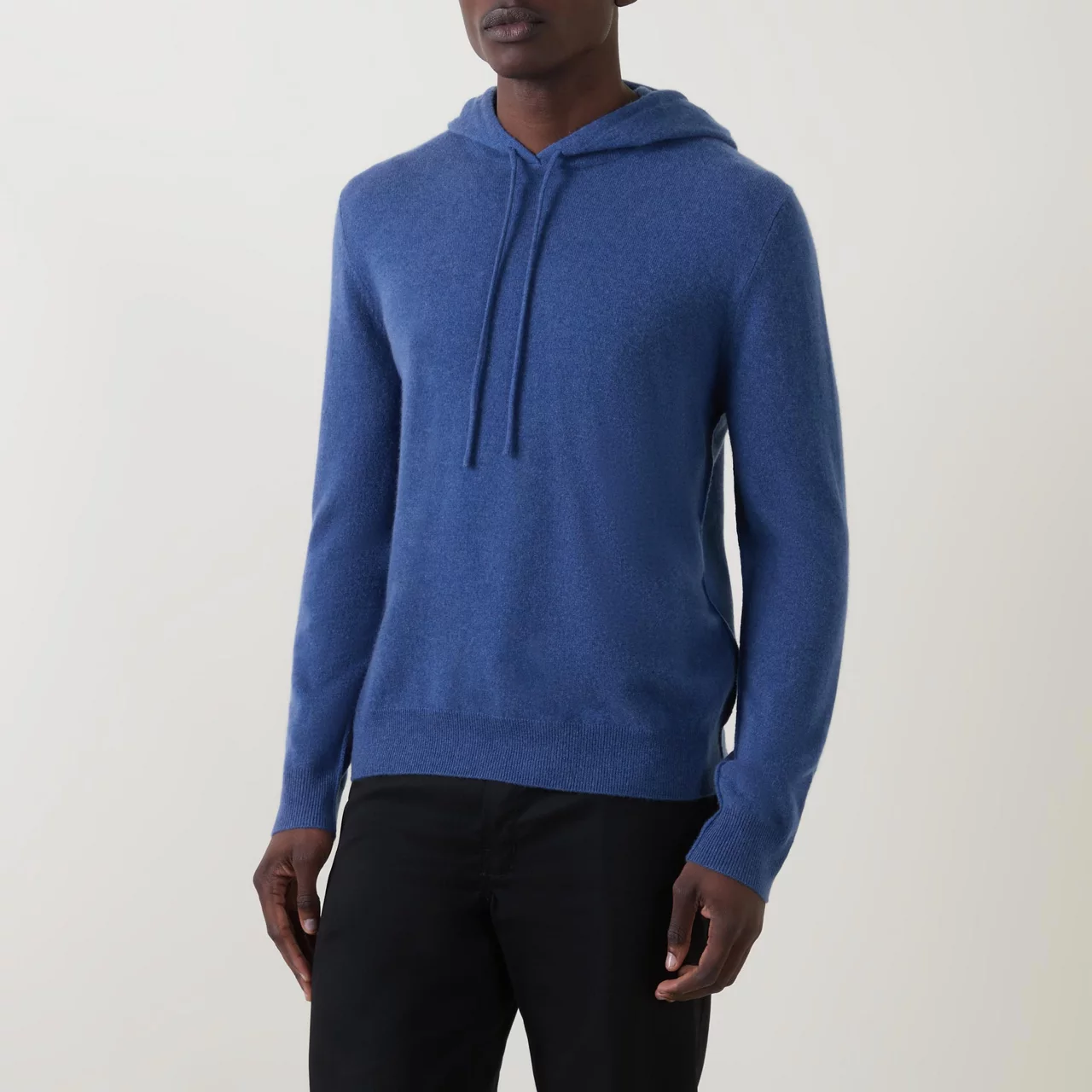 7 FOR ALL MANKIND Cashmere Hoodie - Mid Blue