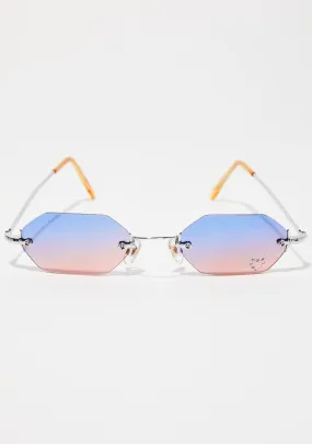 90s Comeback Octagon Sunglasses-