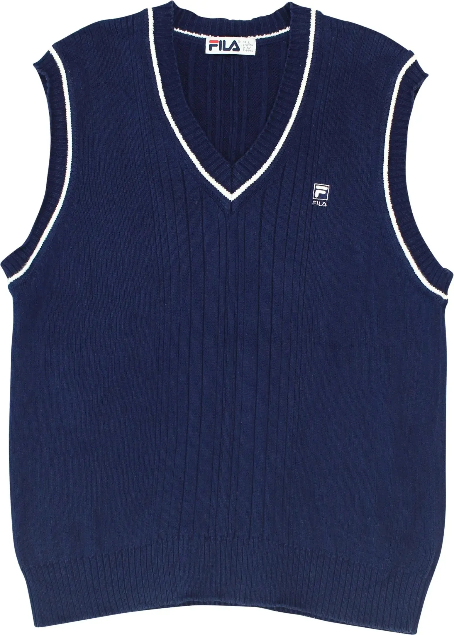 90s Fila Knitted Sleeveless Vest | ThriftTale