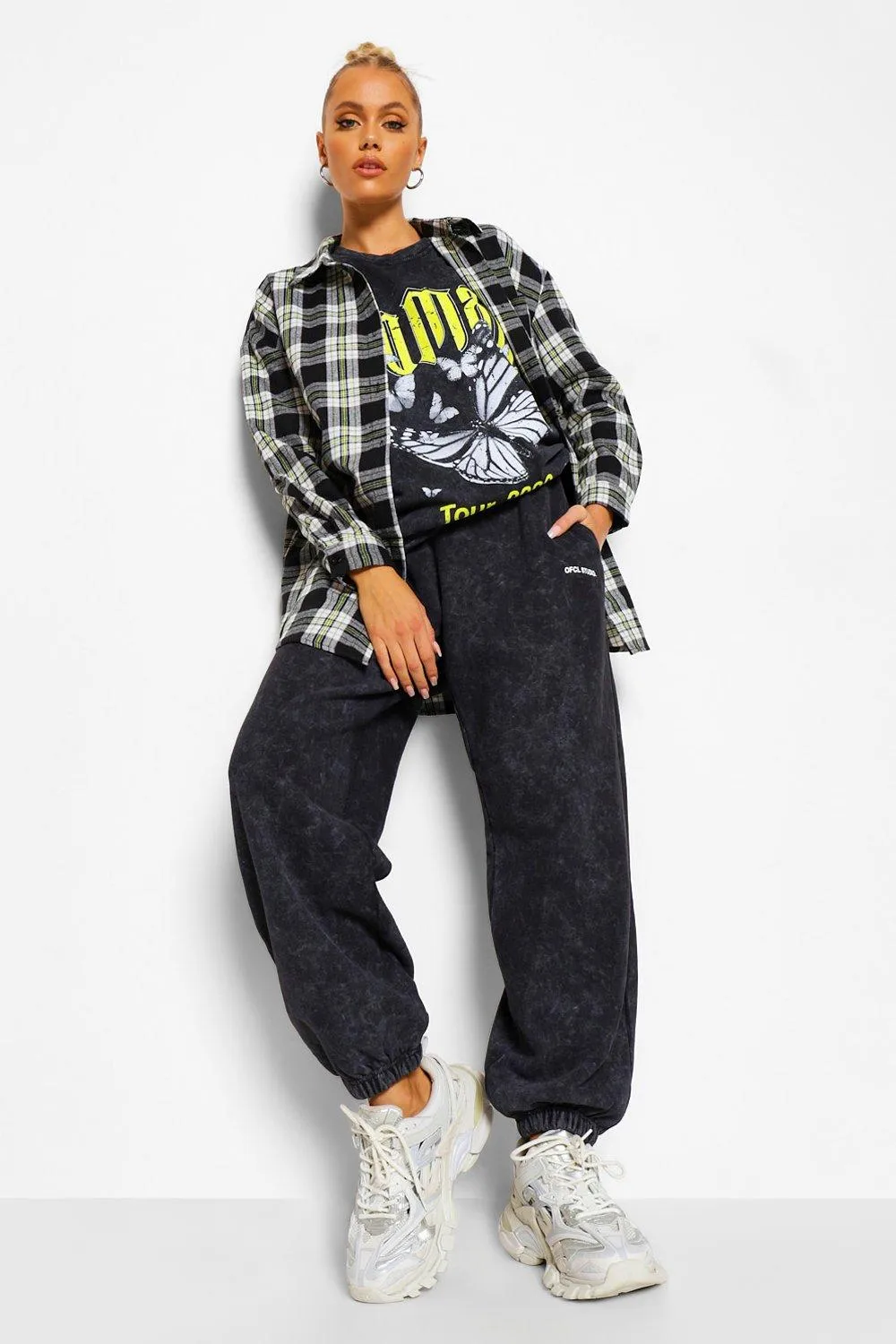 Acid Wash Ofcl Studio Oversized Joggers