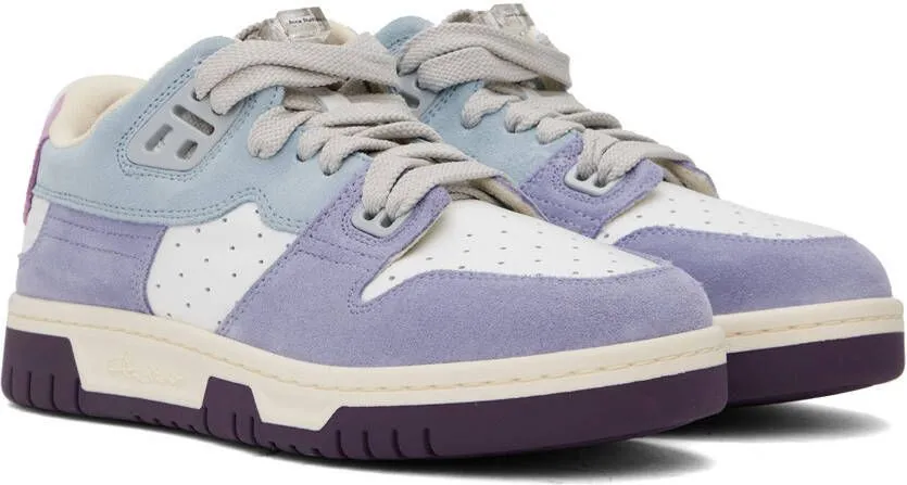 Acne Studios Blue & Purple Preppy Low Sneakers