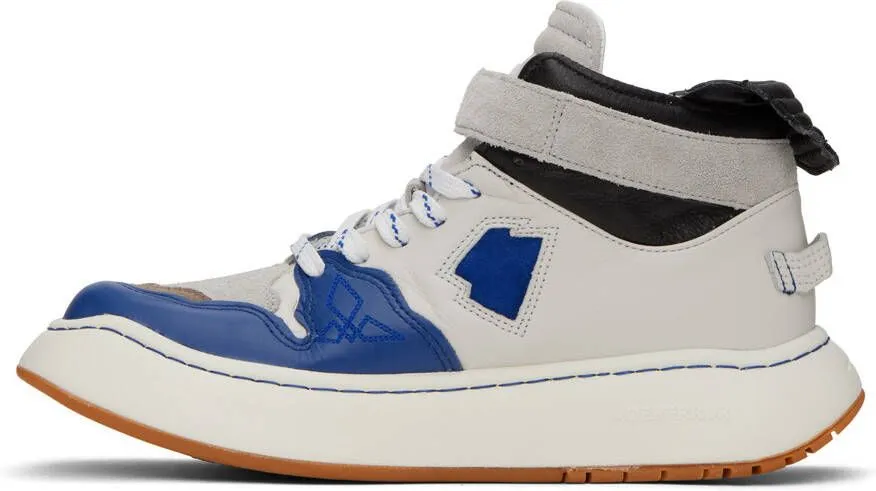 ADER error Gray & Blue Khalif Sneakers