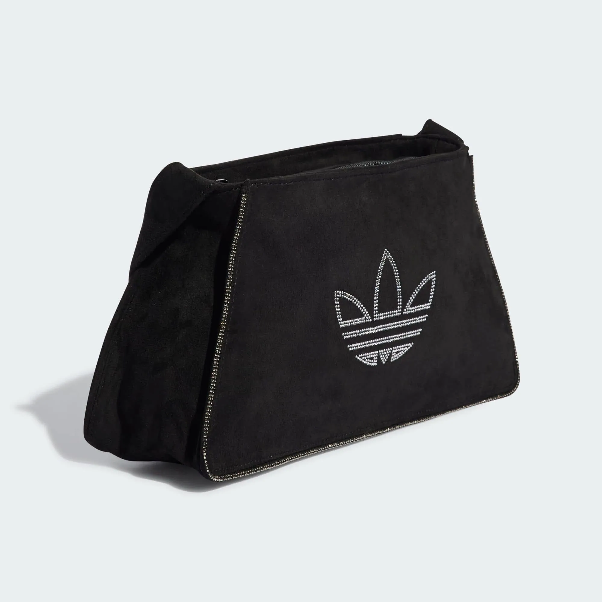 ADIDAS ORIGINALS Rhinestones Fake Suede Shoulder Bag