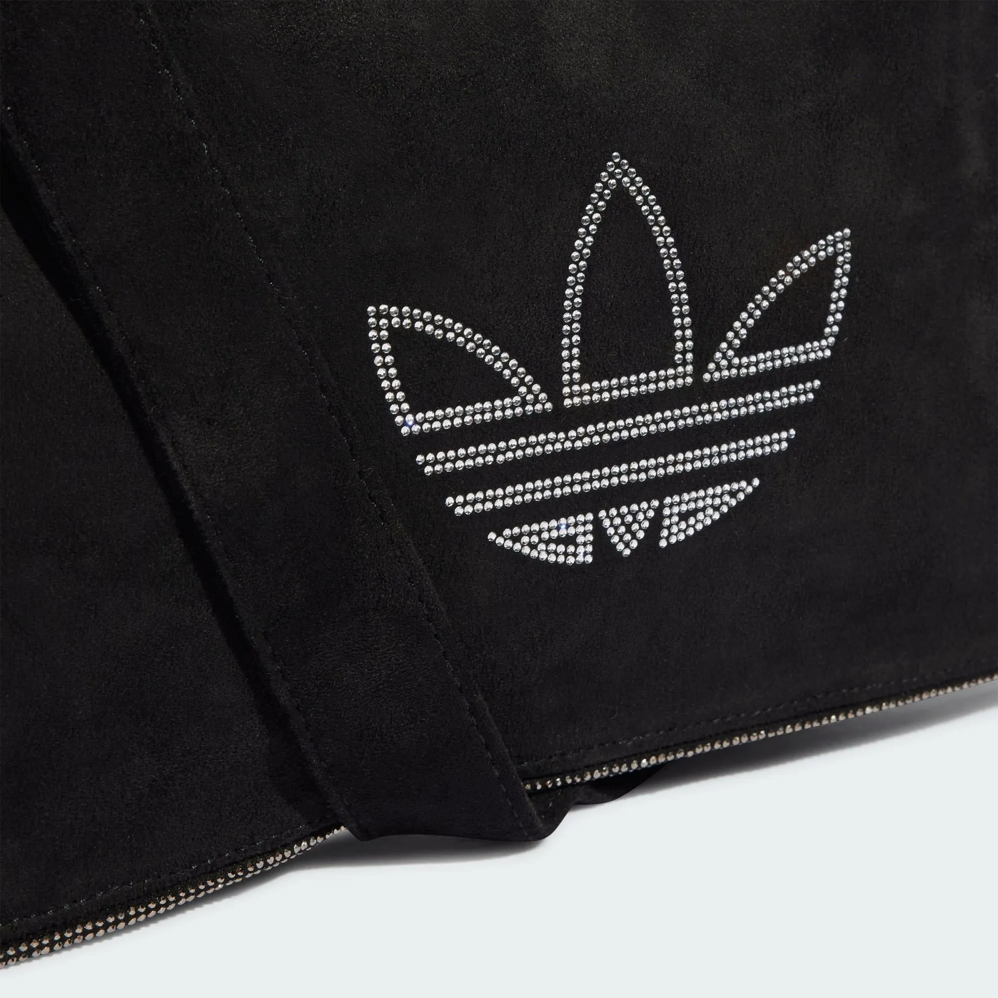 ADIDAS ORIGINALS Rhinestones Fake Suede Shoulder Bag