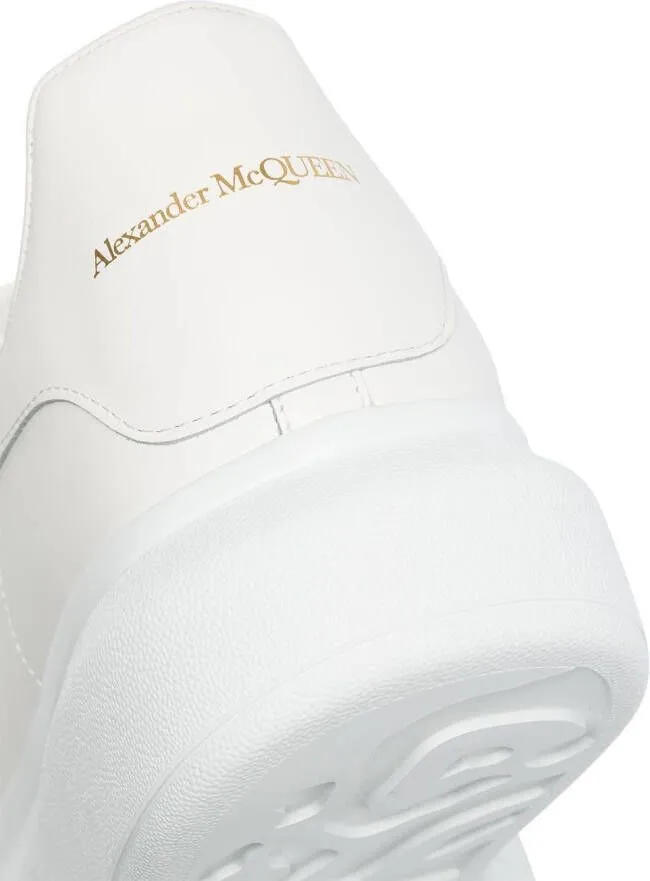 Alexander McQueen Oversized leather sneakers White