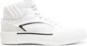 Alexander McQueen Seal-embroidered sneakers White