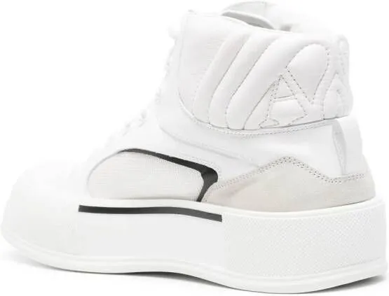 Alexander McQueen Seal-embroidered sneakers White