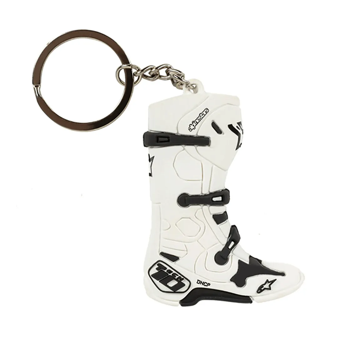 Alpinestars - Tech 10 White Boot Key Chain