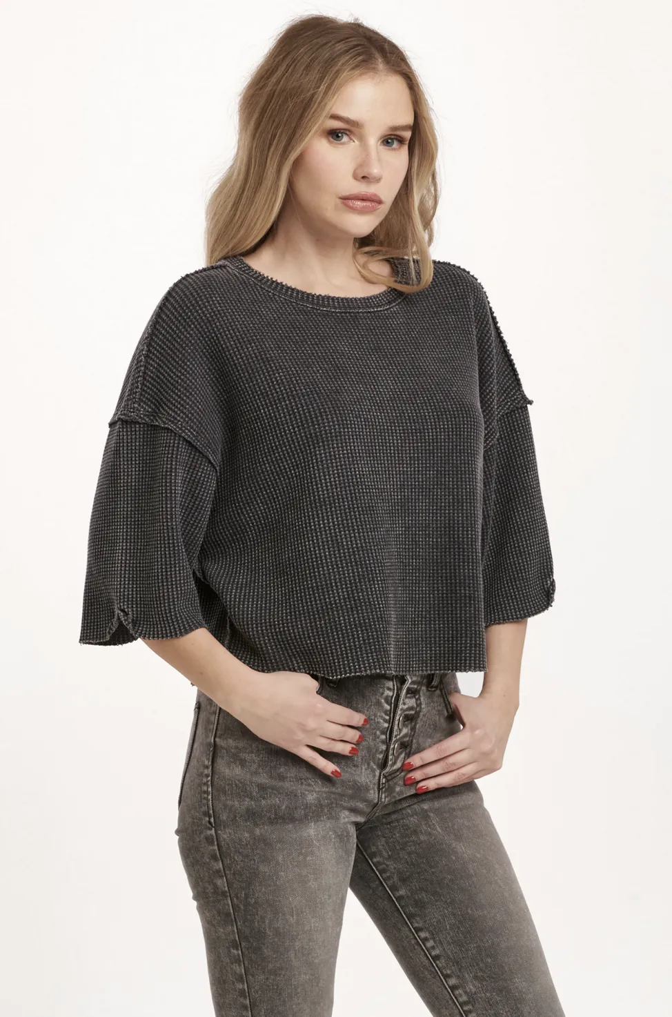 AMIRA THERMAL WIDE SLEEVE TOP