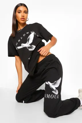 Amour Doves Boyfriend Joggers