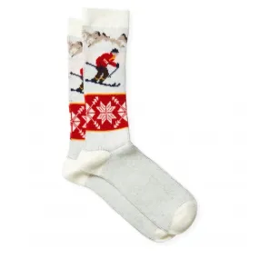 Anonymous Ism Wool Ski JQ Crew Sock (Off White)