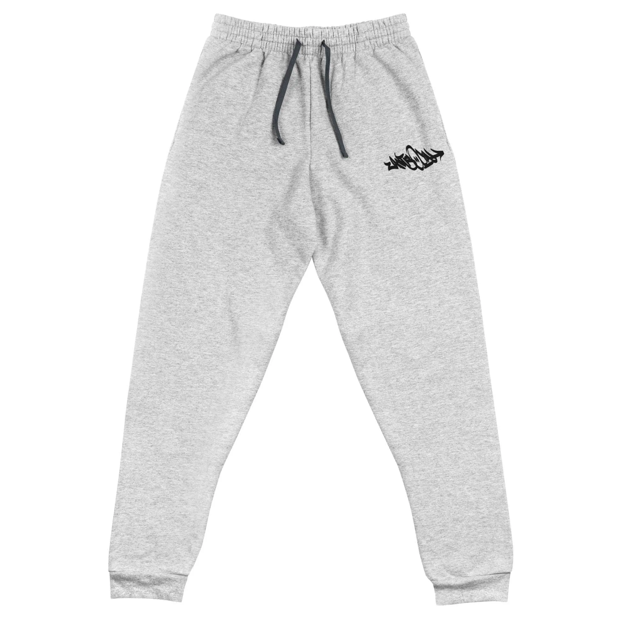 Antisocial Graffiti Tag Joggers | Gray