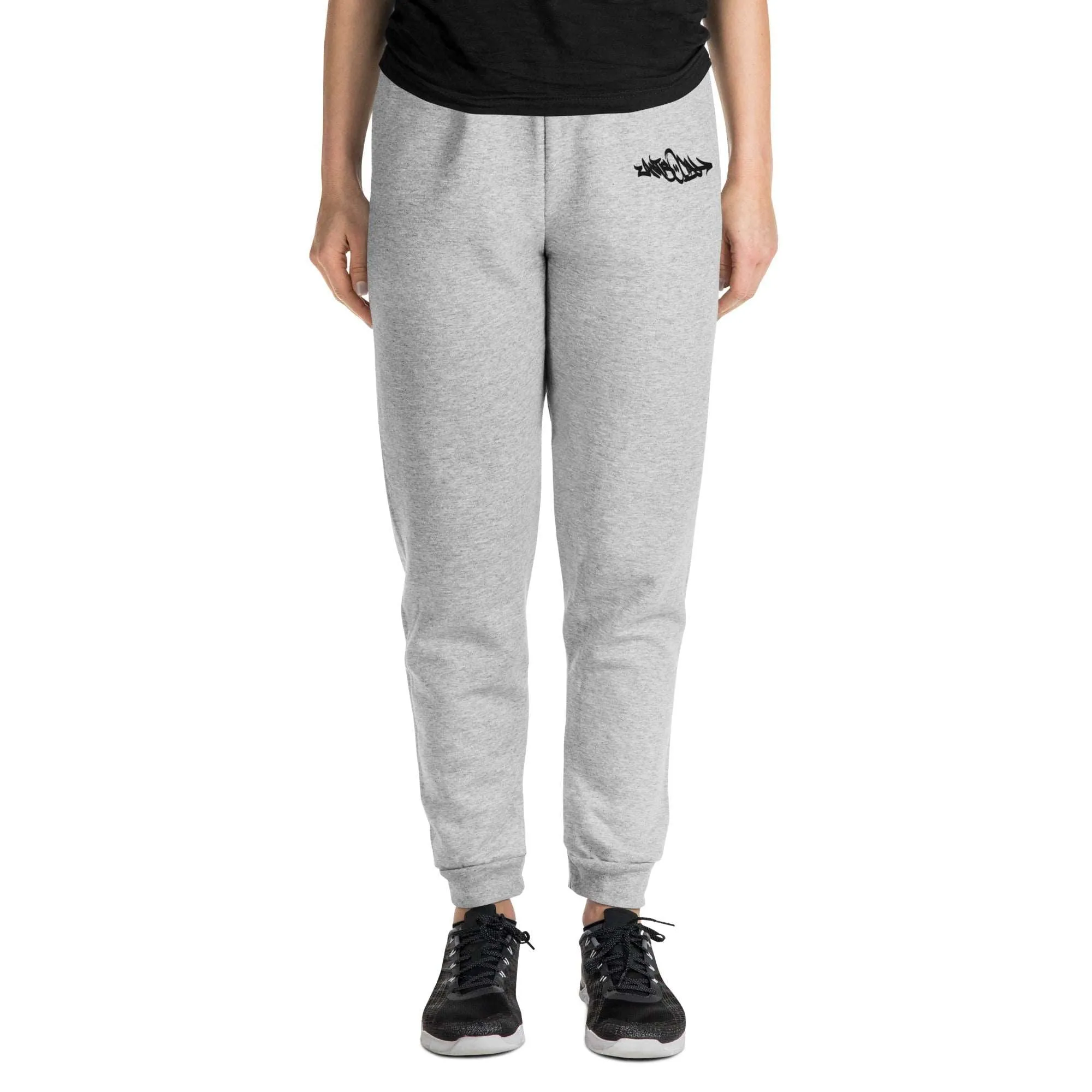 Antisocial Graffiti Tag Joggers | Gray