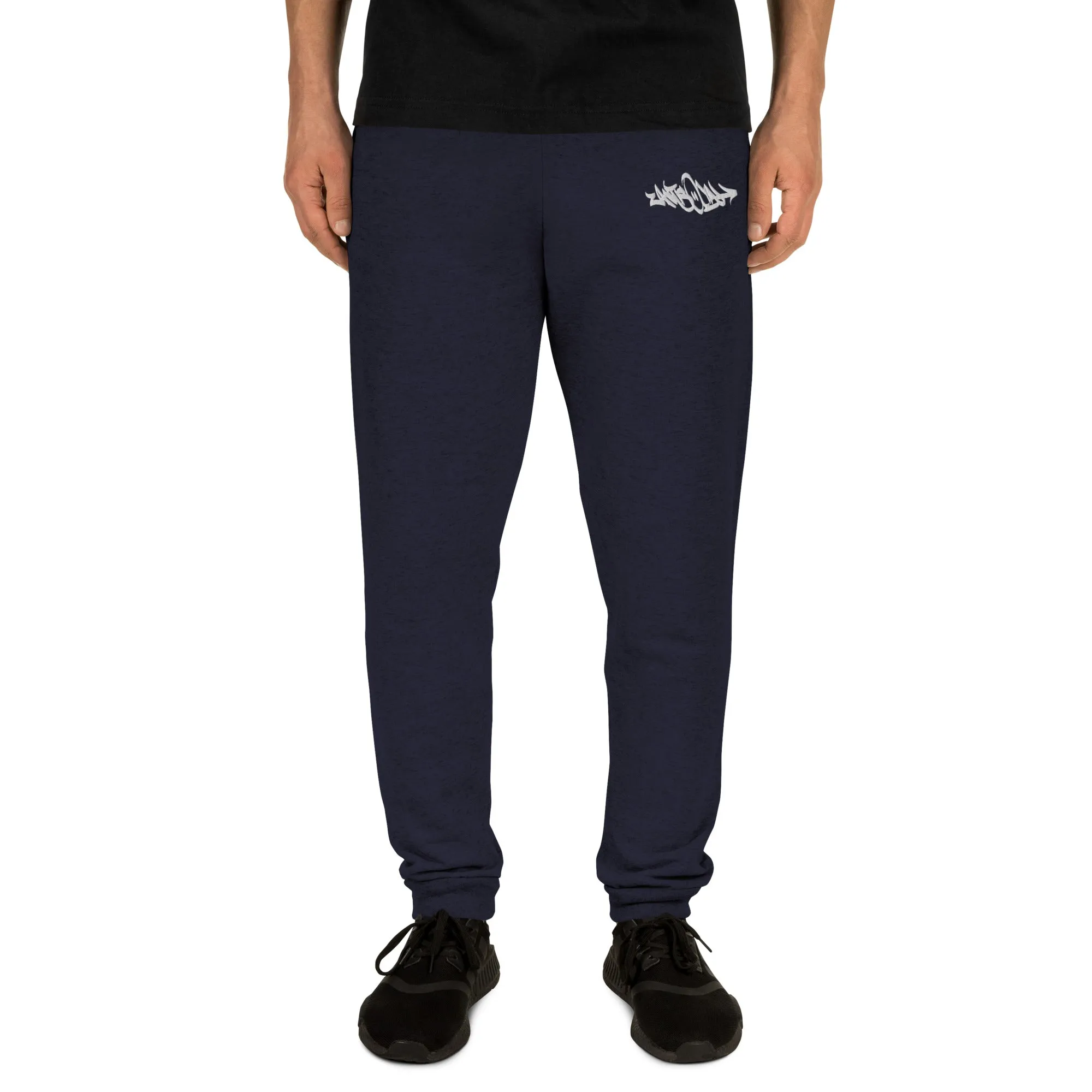 Antisocial Graffiti Tag Joggers | Navy