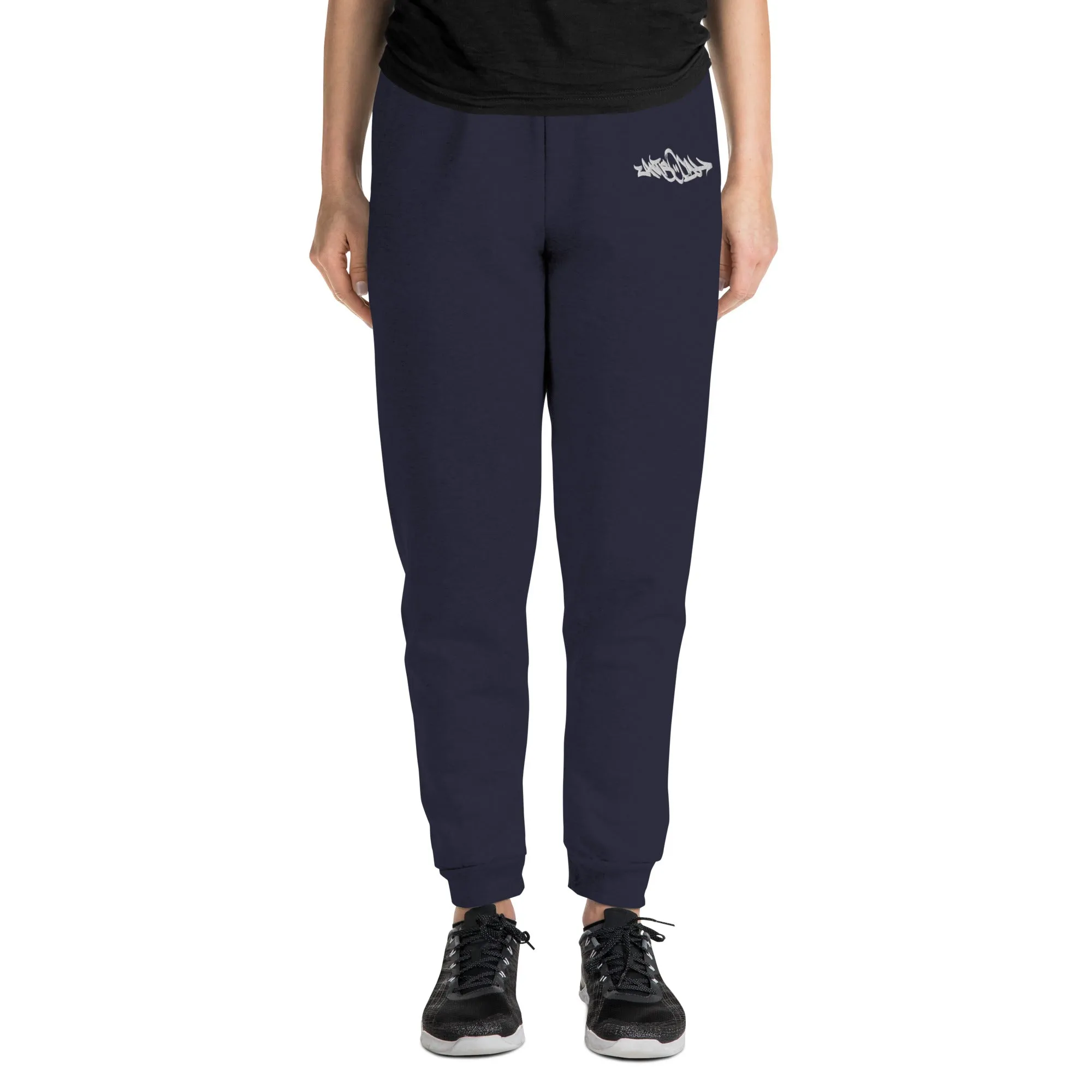 Antisocial Graffiti Tag Joggers | Navy