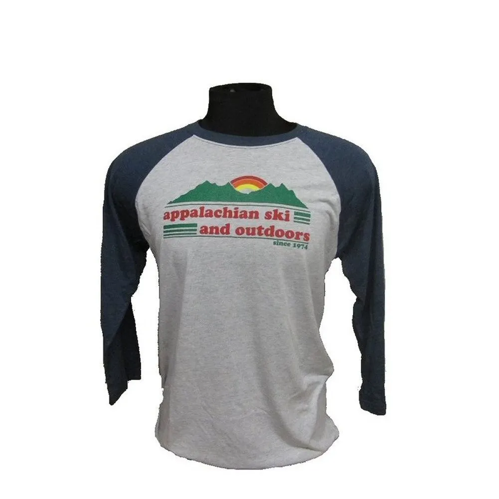 Appalachian Outdoors Appalachian Ski 3/4 Sleeve Baseball Tee6051