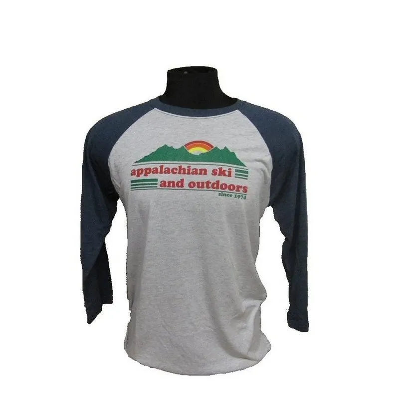 Appalachian Outdoors Appalachian Ski 3/4 Sleeve Baseball Tee6051