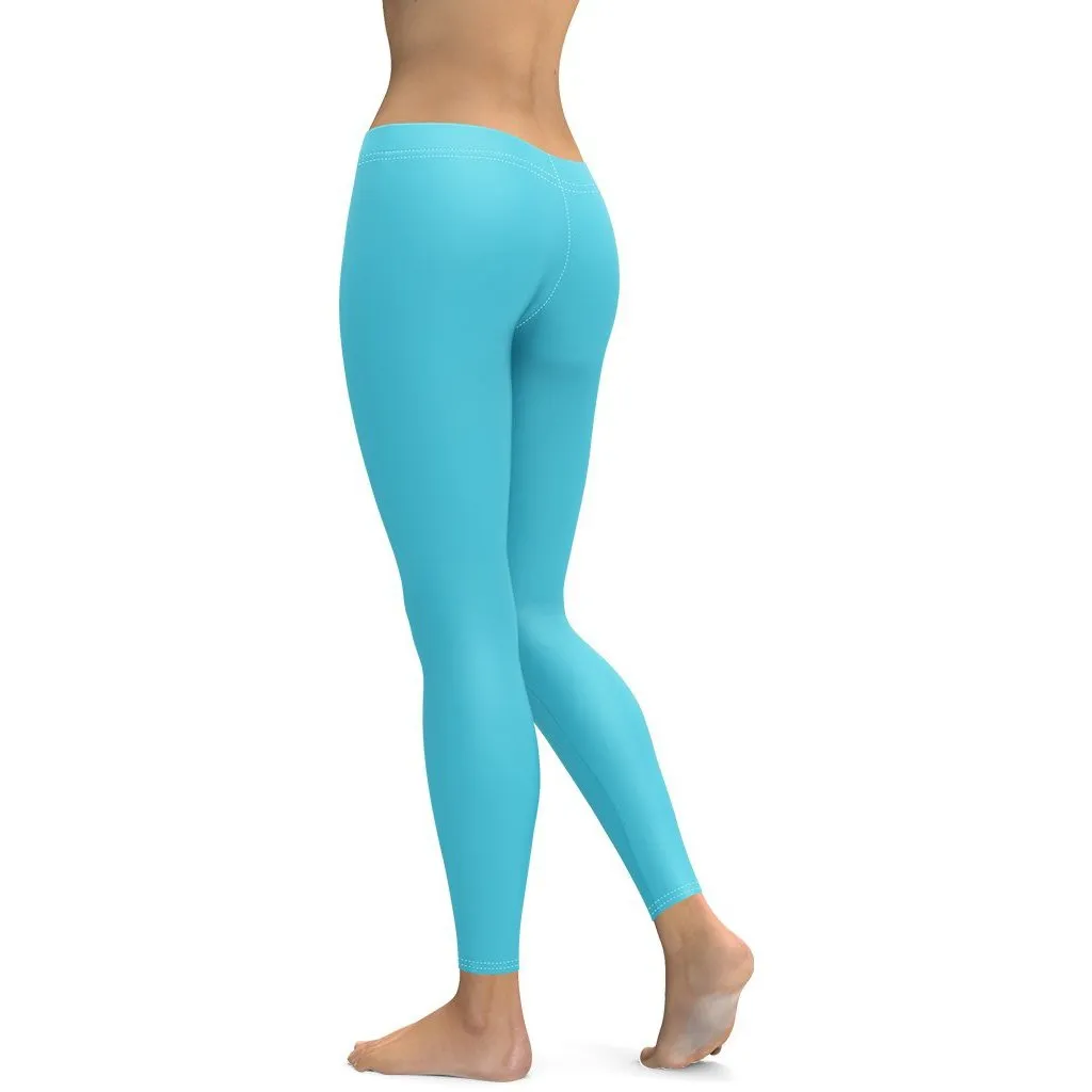 Aqua Turquoise Leggings