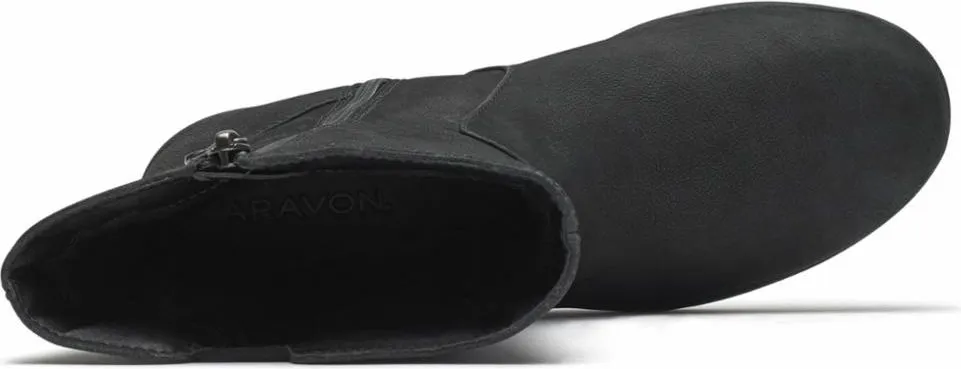 Aravon Fairlee Mid Boot Black - Wide