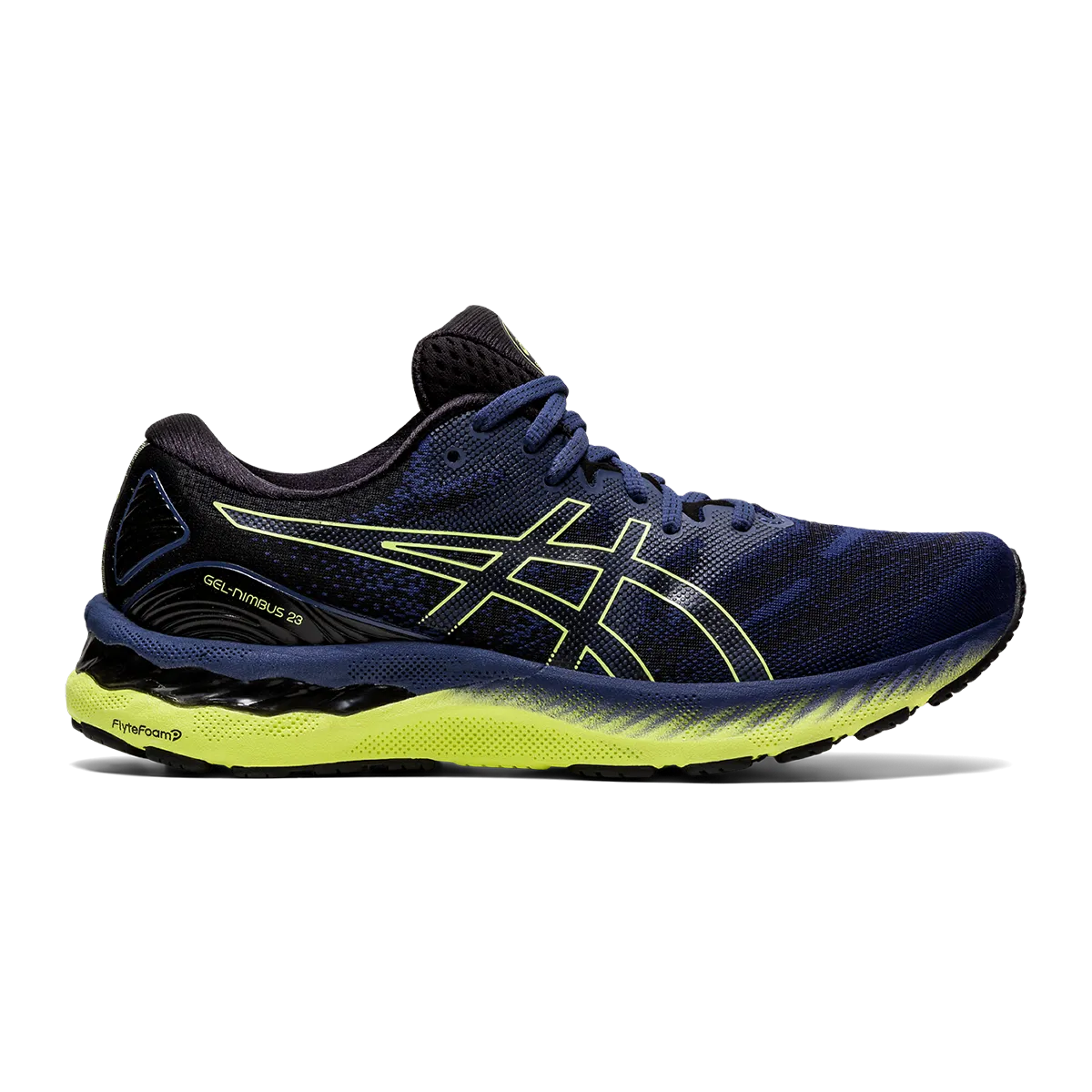 Asics Nimbus 23 - Thunder Blue - Glow Yellow