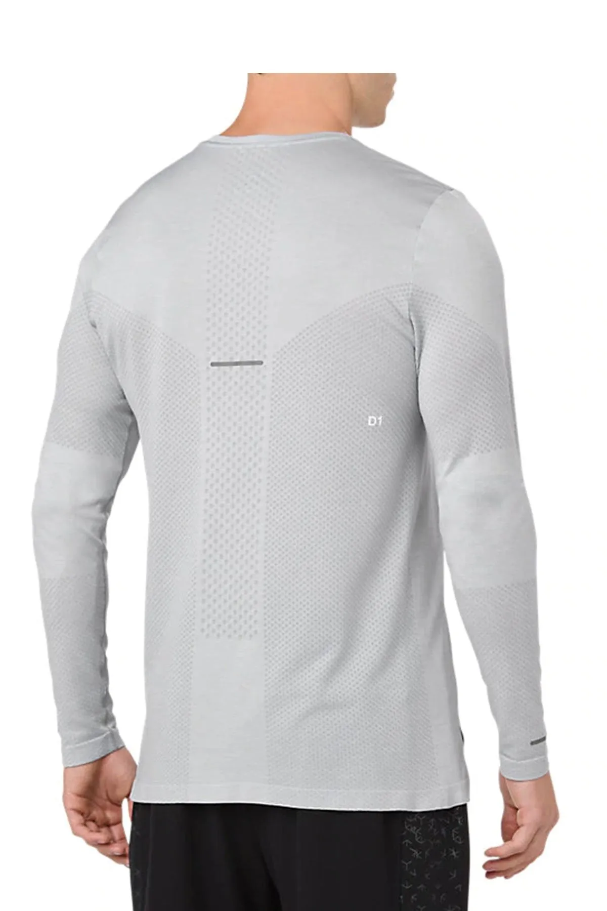 Asics Seamless Long Sleeve Top A285 Mid Grey