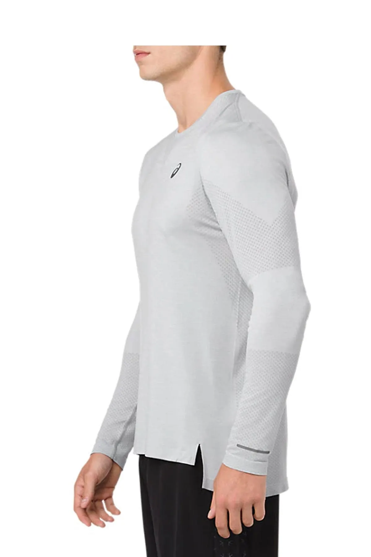 Asics Seamless Long Sleeve Top A285 Mid Grey