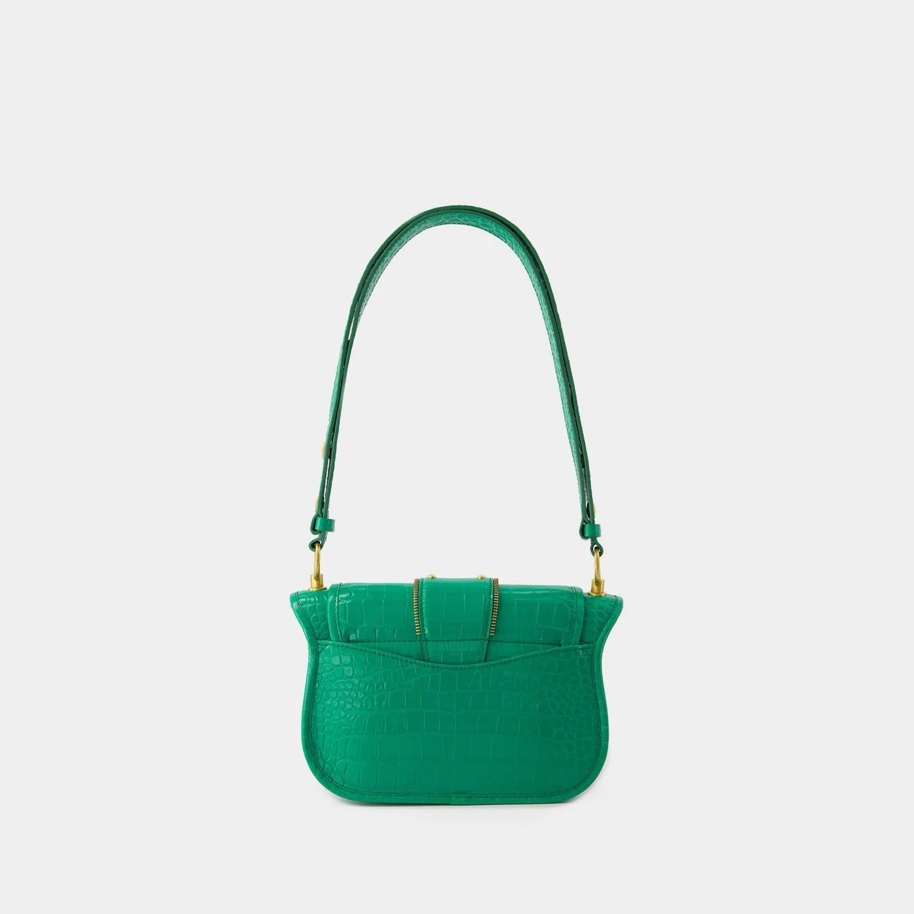 Balmain  Blaze Shoulder Bag - Balmain - Leather - Green