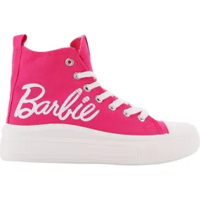 Barbie Kids' High Top Trainers Fuchsia