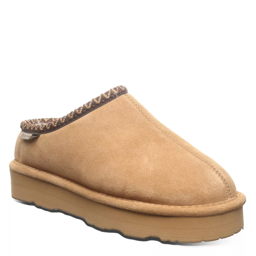 BEARPAW  WOMENS MARTIS PLATFORM SLIPPER