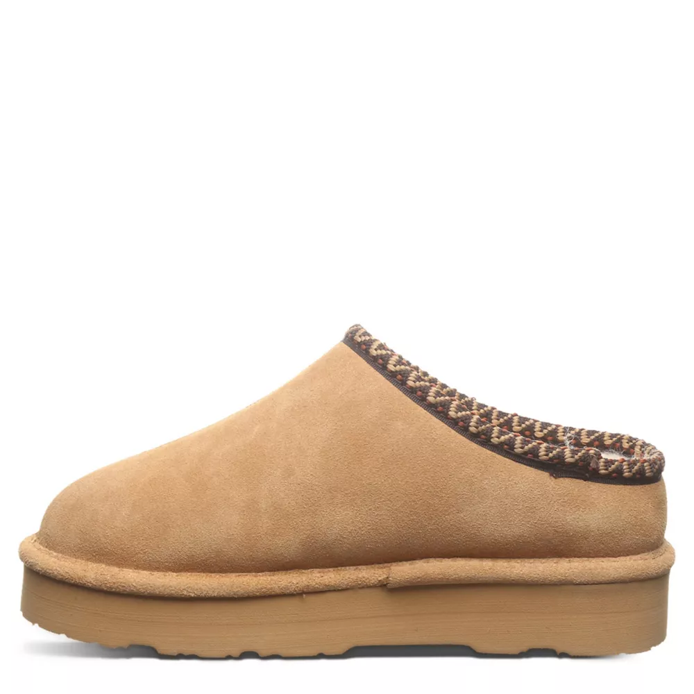 BEARPAW  WOMENS MARTIS PLATFORM SLIPPER