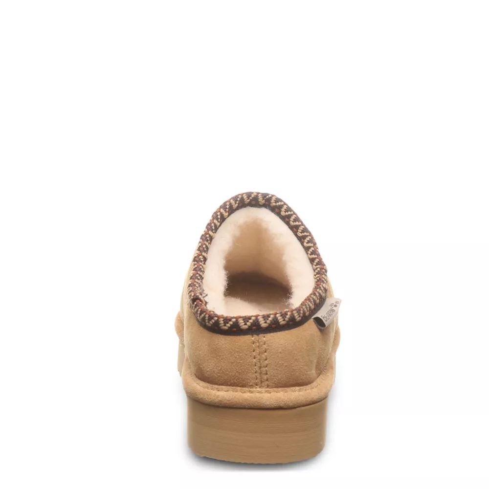 BEARPAW  WOMENS MARTIS PLATFORM SLIPPER