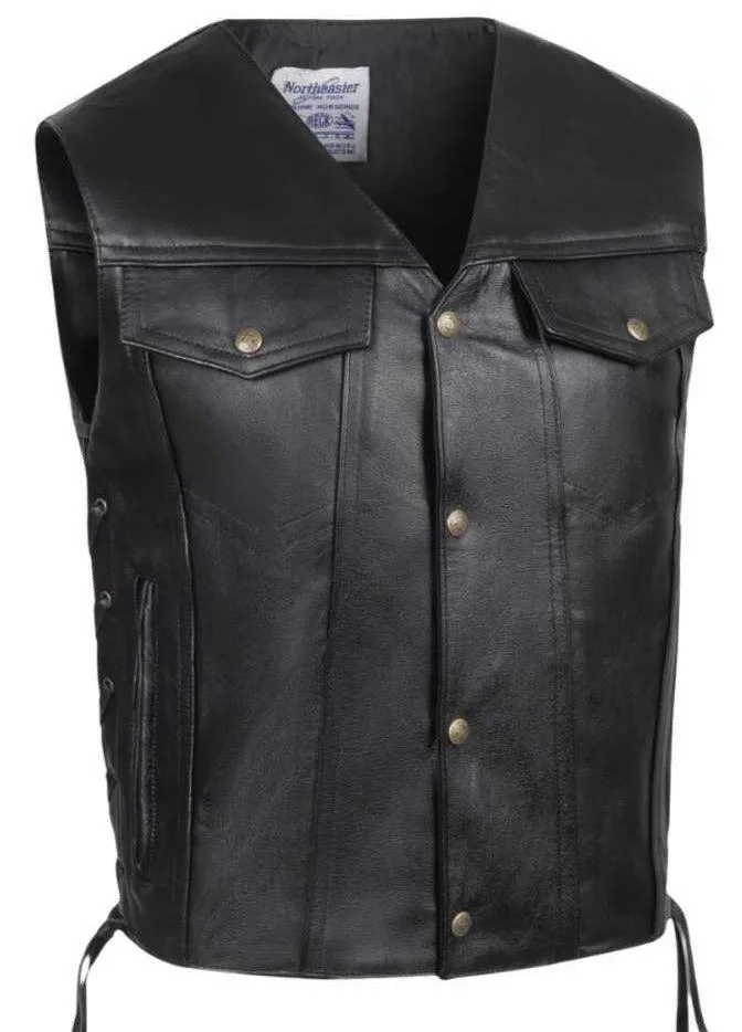 BECK 588 Horsehide Leather Motorcycle Vest