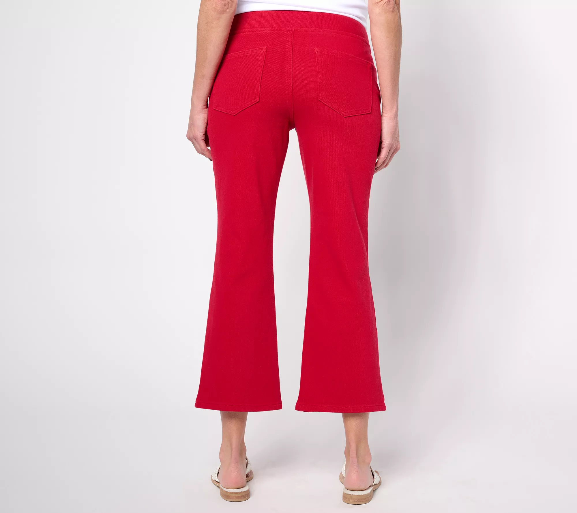 Belle by Kim Gravel Petite Flexibelle Sailor Boot Cropped Pant