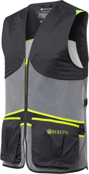 Beretta Unisex Full Mesh Vest Ebony & Ice Grey | Buy Beretta Unisex Full Mesh Vest Ebony & Ice Grey here | Outnorth