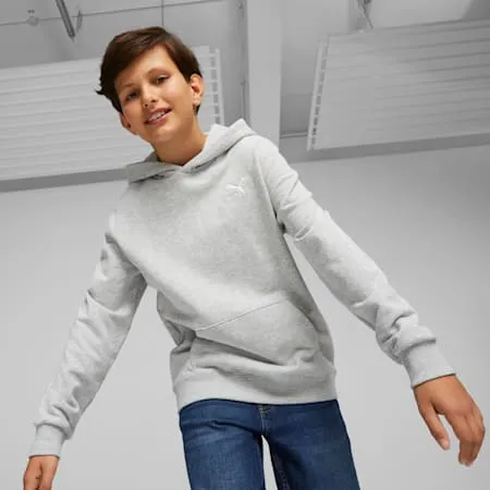 BETTER CLASSICS Hoodie - Youth 8-16 years | Light Gray Heather | PUMA Kids | PUMA 