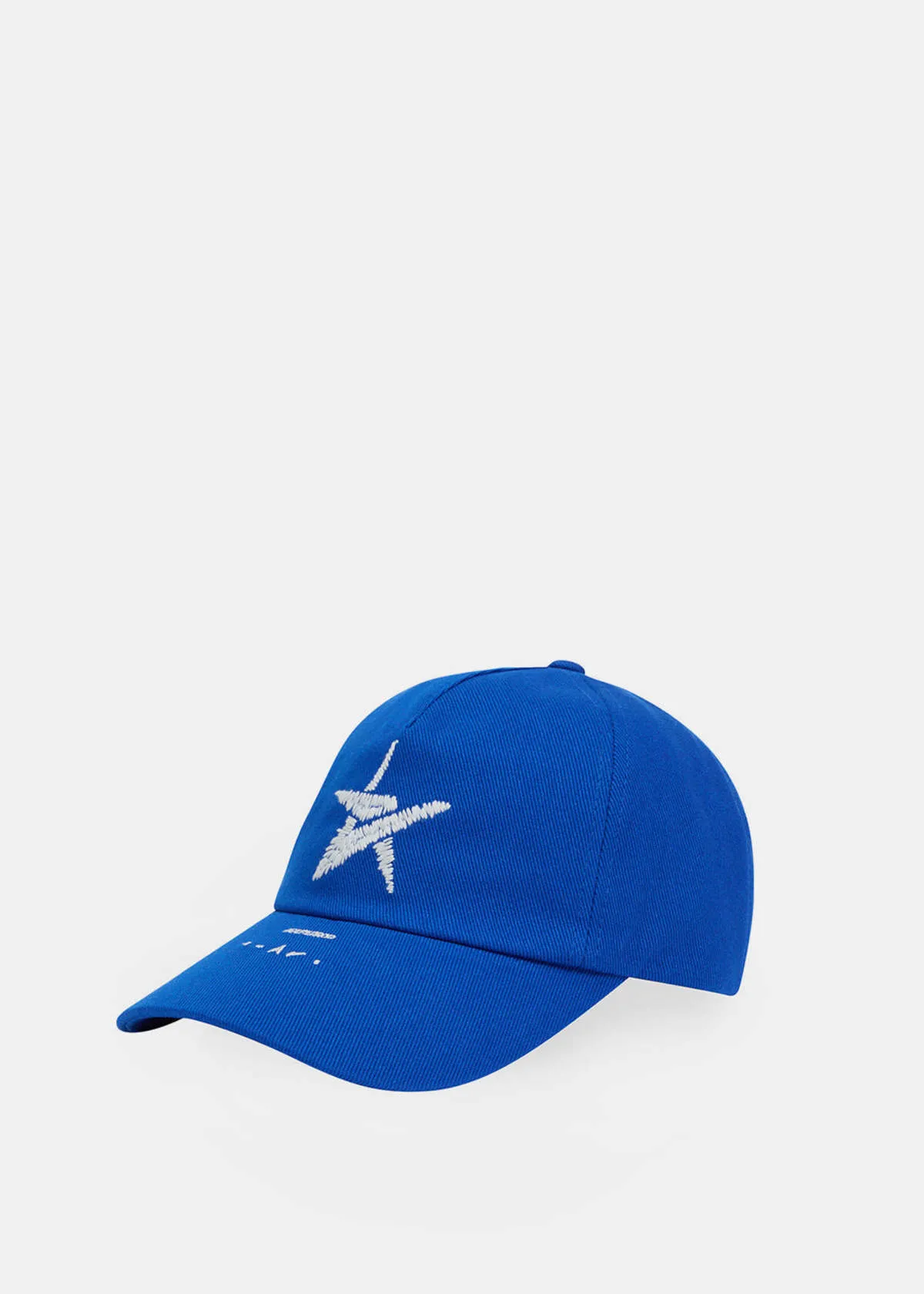 Blue Embroidered Logo Hat - Blue