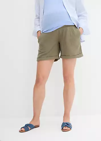 bonprix Maternity Ruched Summer Shorts | Grattan