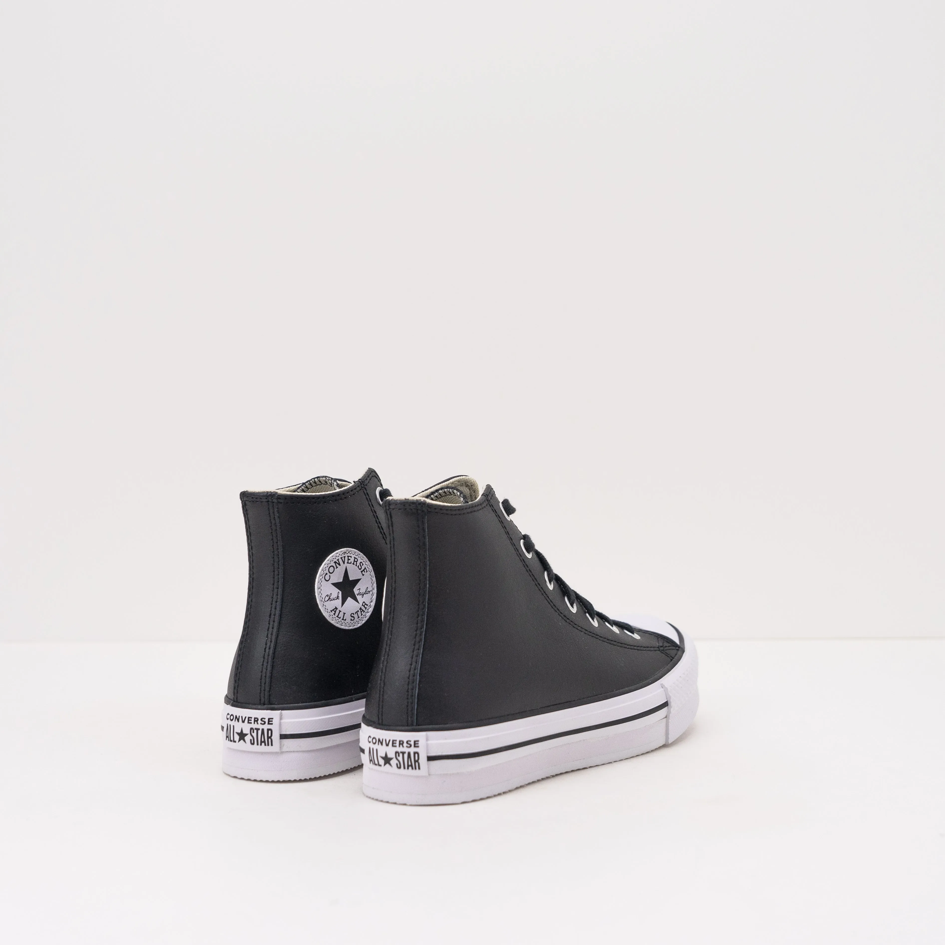 BOTIN - CONVERSE - A02485C CTAS EVA LIFT HI BLACK NATURAL IVORY WHITE