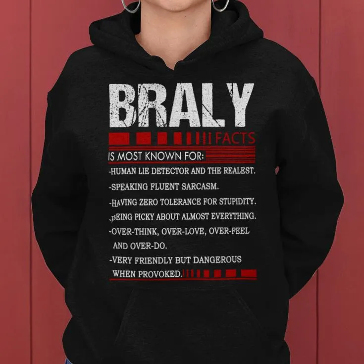 Braly Name Facts Last Name Braly Name Facts Family Name Women Hoodie