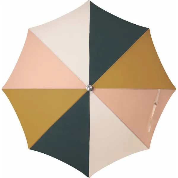 Business & Pleasure Co. Premium Beach Umbrella, 70's Panel Cinque