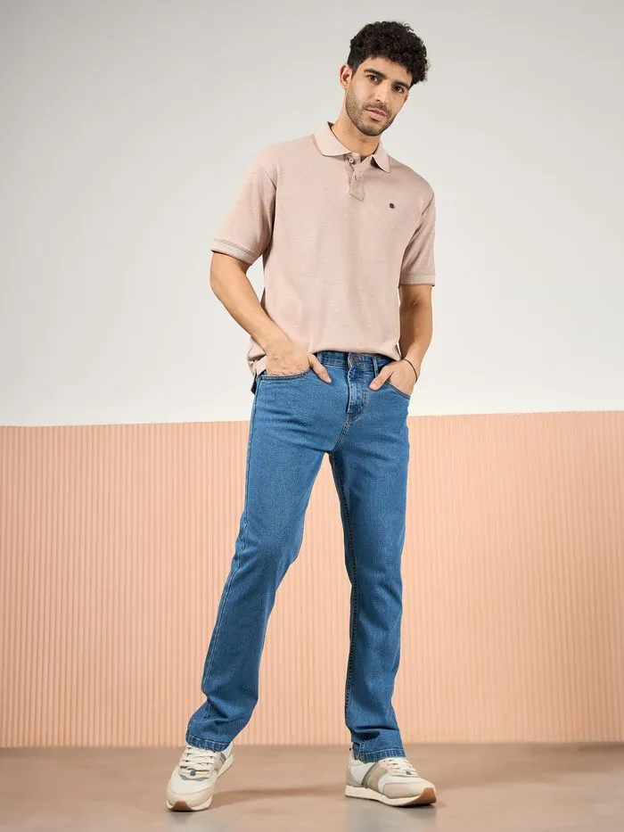 Buy Soft Blue Regular Fit Mens Jeans Online in India -Beyoung