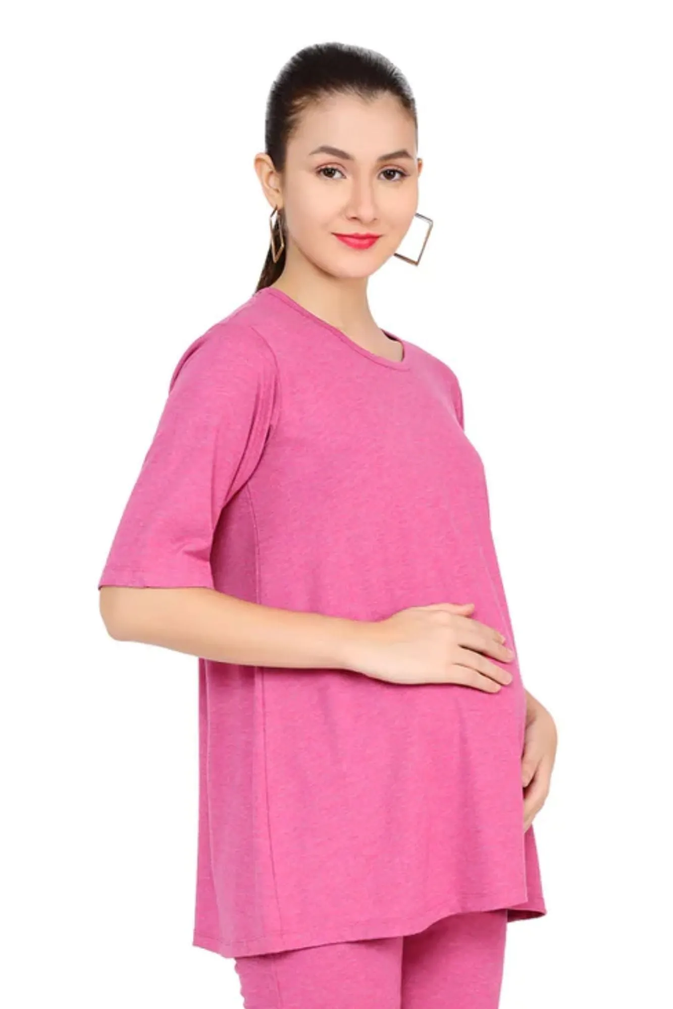 Candy Pink Maternity Top