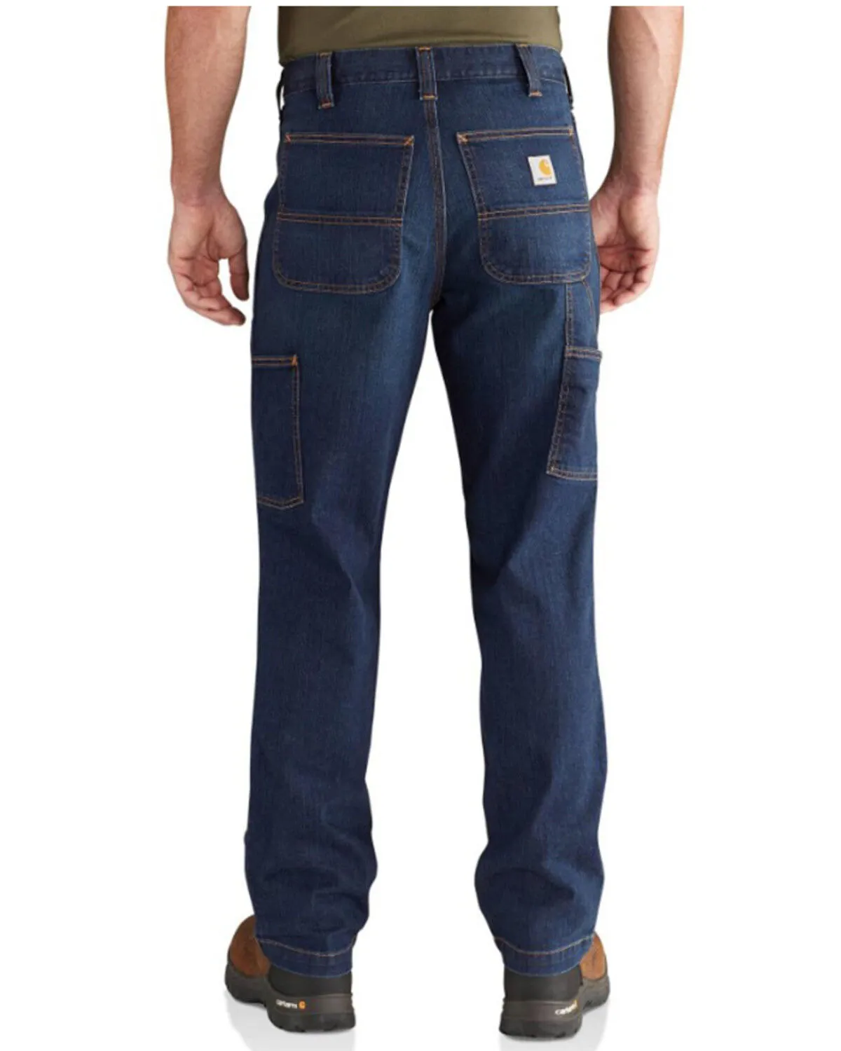 Carhartt Men's Full Swing Relaxed Fit Dungaree Work Jeans - Big