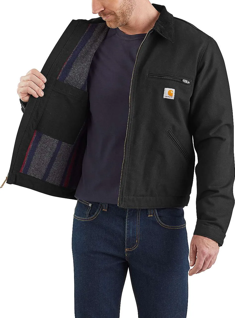 Carhartt Men's Duck Detroit Jacket Black | Buy Carhartt Men's Duck Detroit Jacket Black here | Outnorth