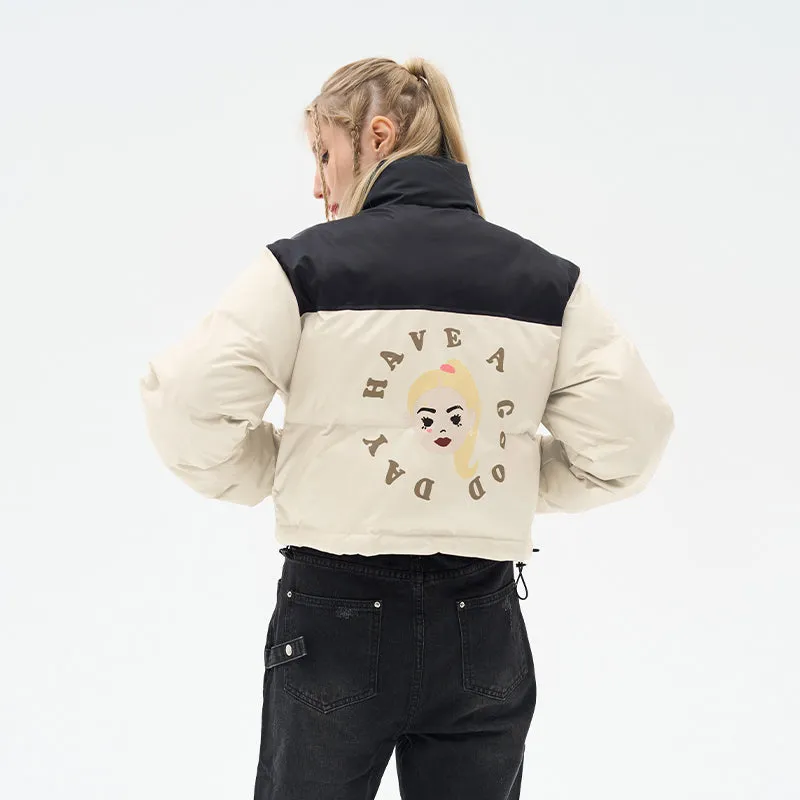 Cartoon Face Crop Jacket