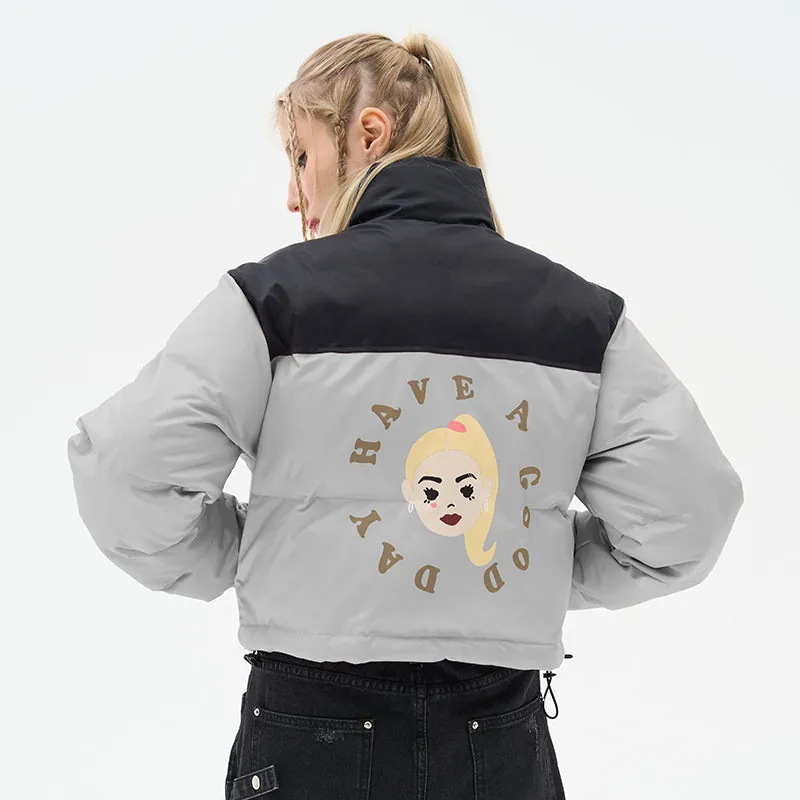 Cartoon Face Crop Jacket