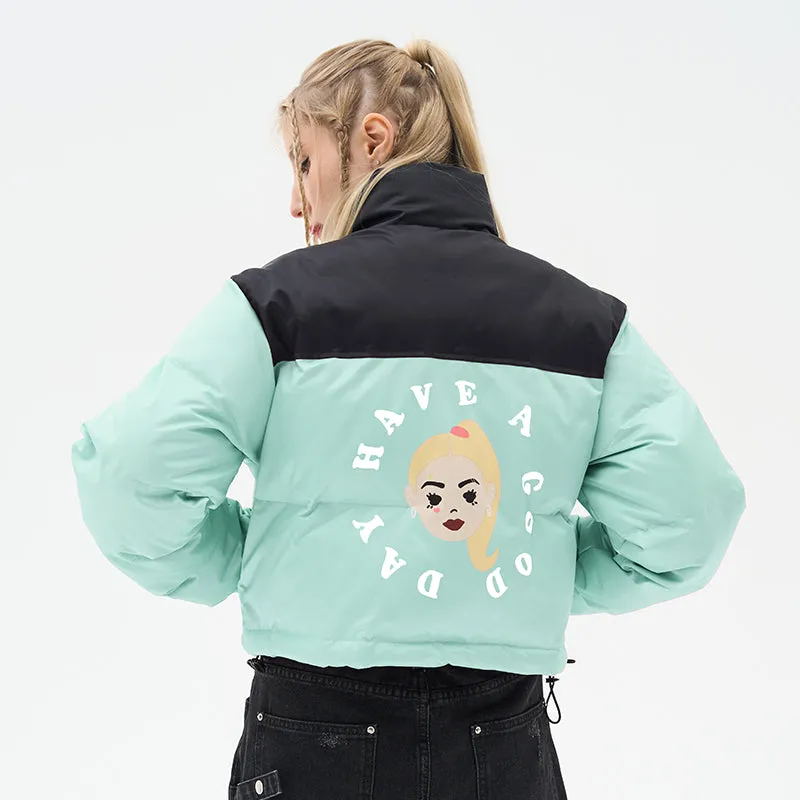 Cartoon Face Crop Jacket